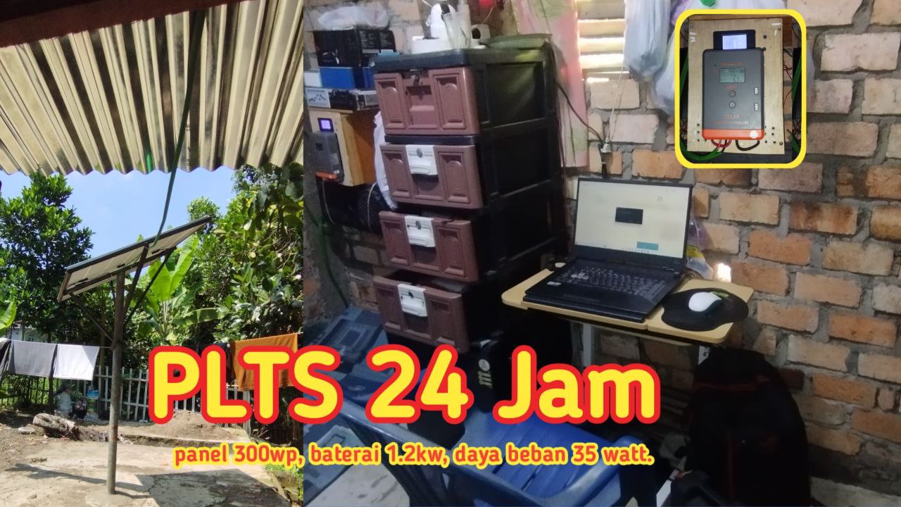 Hasil produksi dari panel surya 300WP ST Solar