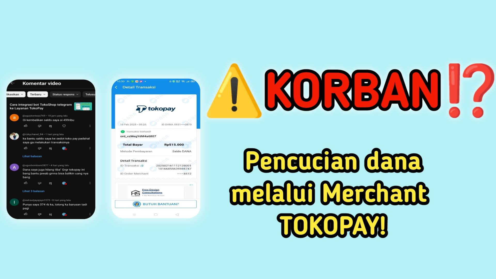 Saldo dana kesedot TokoPay bagaimana cara kembaliinya?