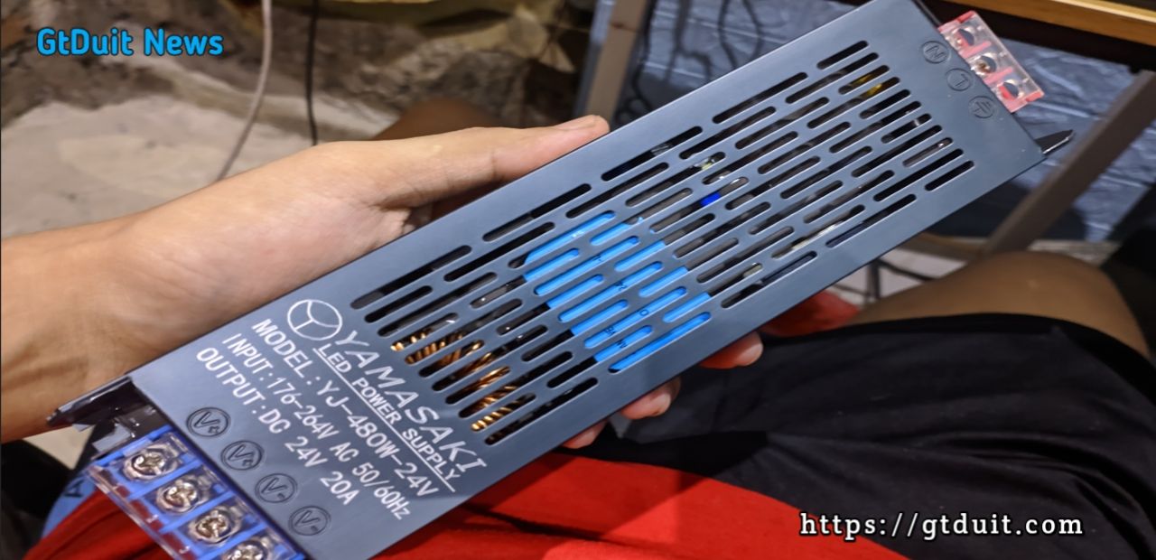 Test power supply YAMASAKI 24V, benarkah real murni 20A?