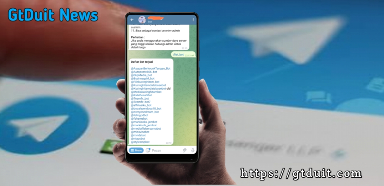 Cara membuat bot file share telegram, berbagi media via links